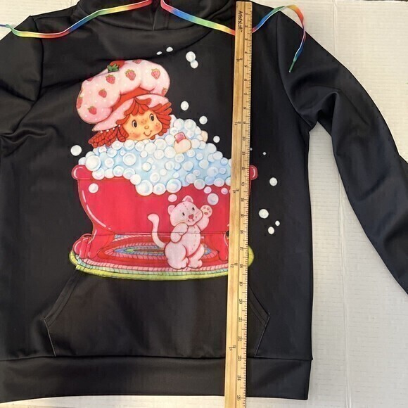 Strawberry Shortcake Graphic Women Medium Sweatshirt Long Sleeve All Over Print - Picture 5 of 5